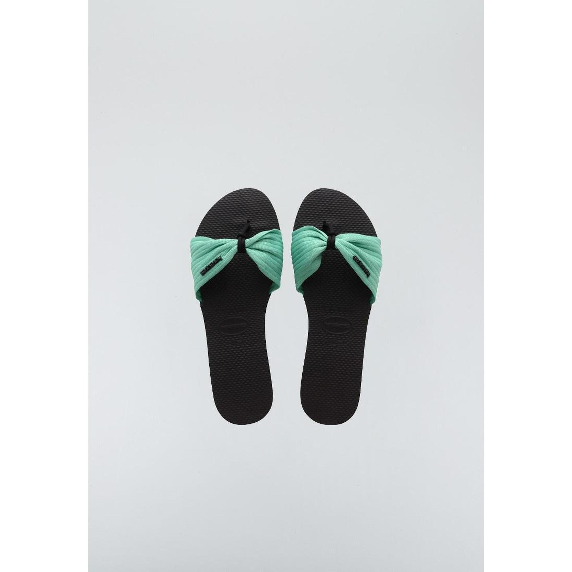 Chanclas Mujer HAVAIANAS YOU SAINT TROPEZ BASIC Negro Verde