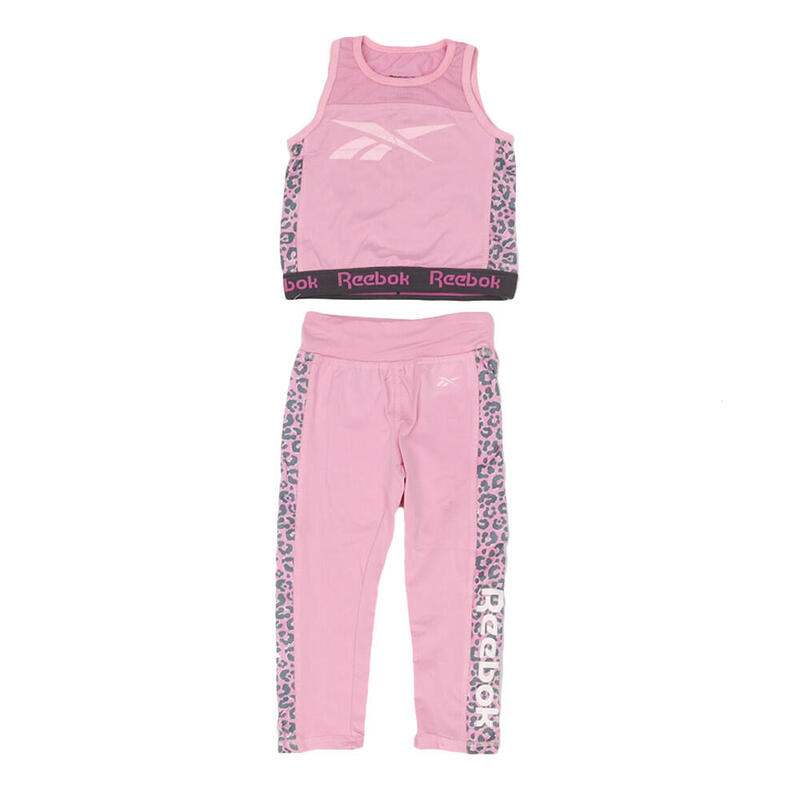 Ensemble de Survêtements Rose Fille Reebok Animal Active