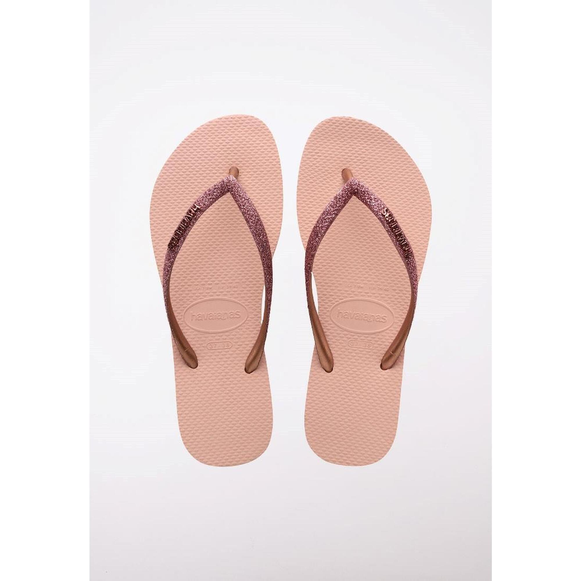 Chanclas Surf Mujer HAVAIANAS HAVAIANAS SLIM PLATFORM Rosa Decathlon