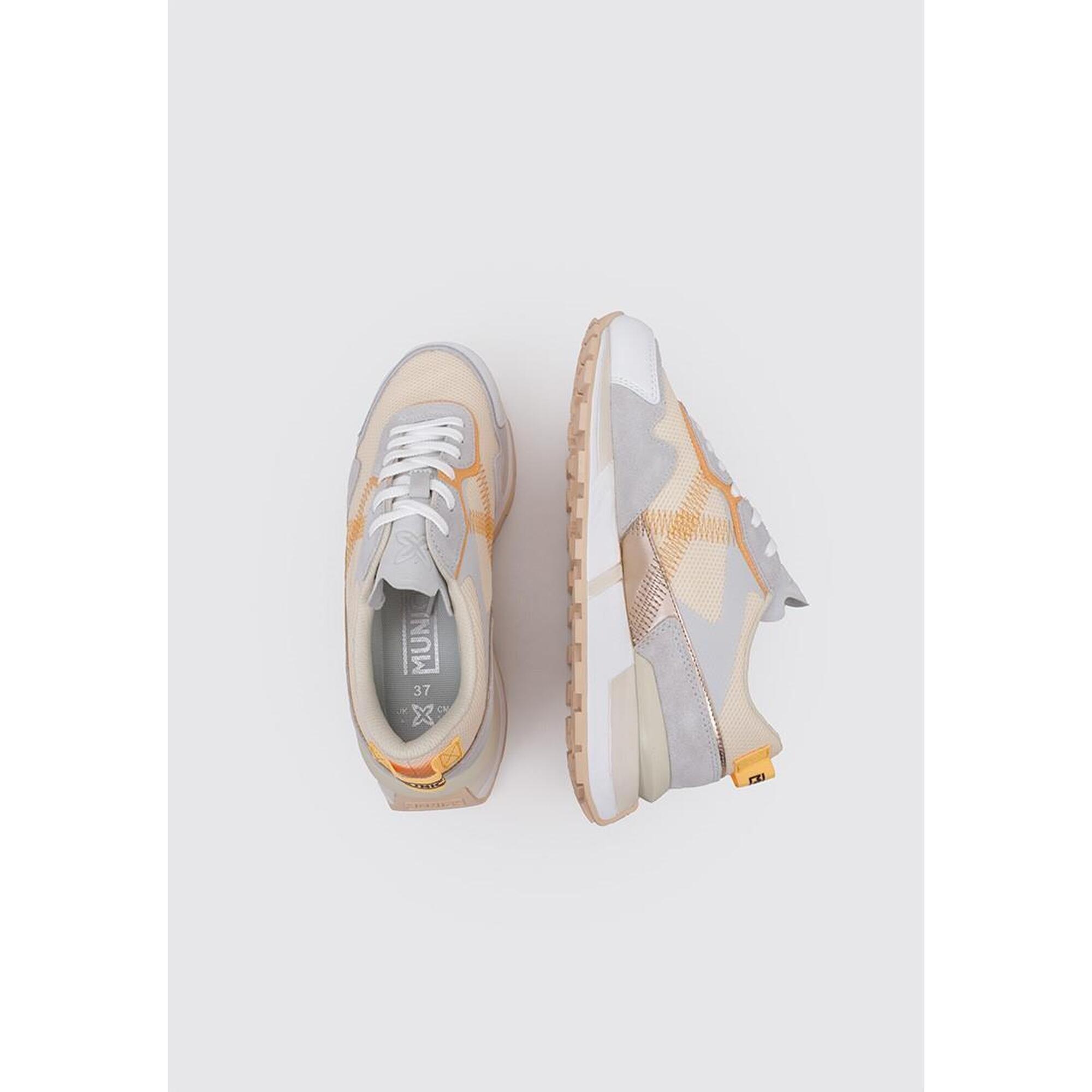 Sneakers Deportivas Mujer Munich PULSAR Beige