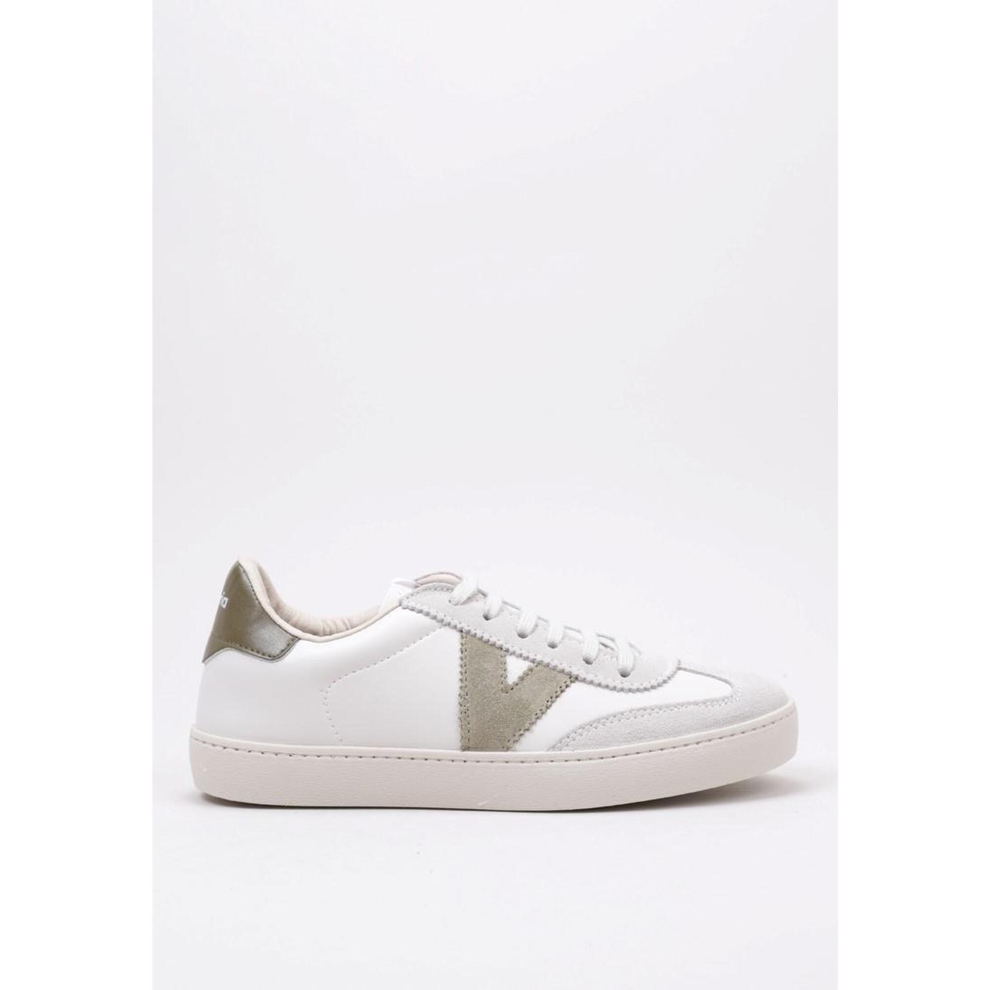 Victoria - Basket Basse À Lacet Pour Femme 1126184 - Baskets - Beige|blanc - 39 - Decathlon