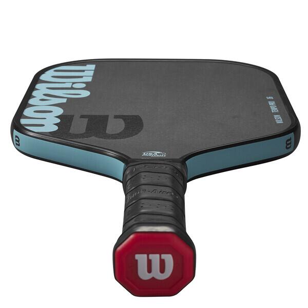 特別価格WILSON Tempo Pro 16mm ピックルボールパドル - グリップサイズ 2-4 1/4インチ ブラック/ブルー並行輸入