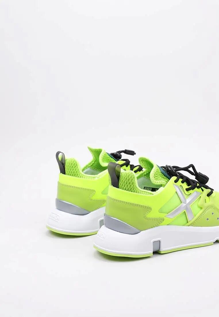 Zapatillas deportivas mujer - Cuero y textil - CLIK WOMAN - Amarillo 5/5