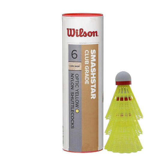 Lotki nylonowe do badmintona Wilson SmashStar Nylon Shuttlecocks 6 szt