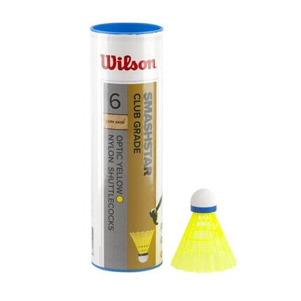 Lotki nylonowe do badmintona Wilson SmashStar Nylon Shuttlecocks 6 szt