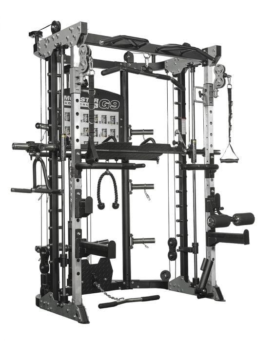 FORCE USA G9 All-In-One Trainer - Máquina Smith, Multifunción, Rack y Prensa de Pierna For