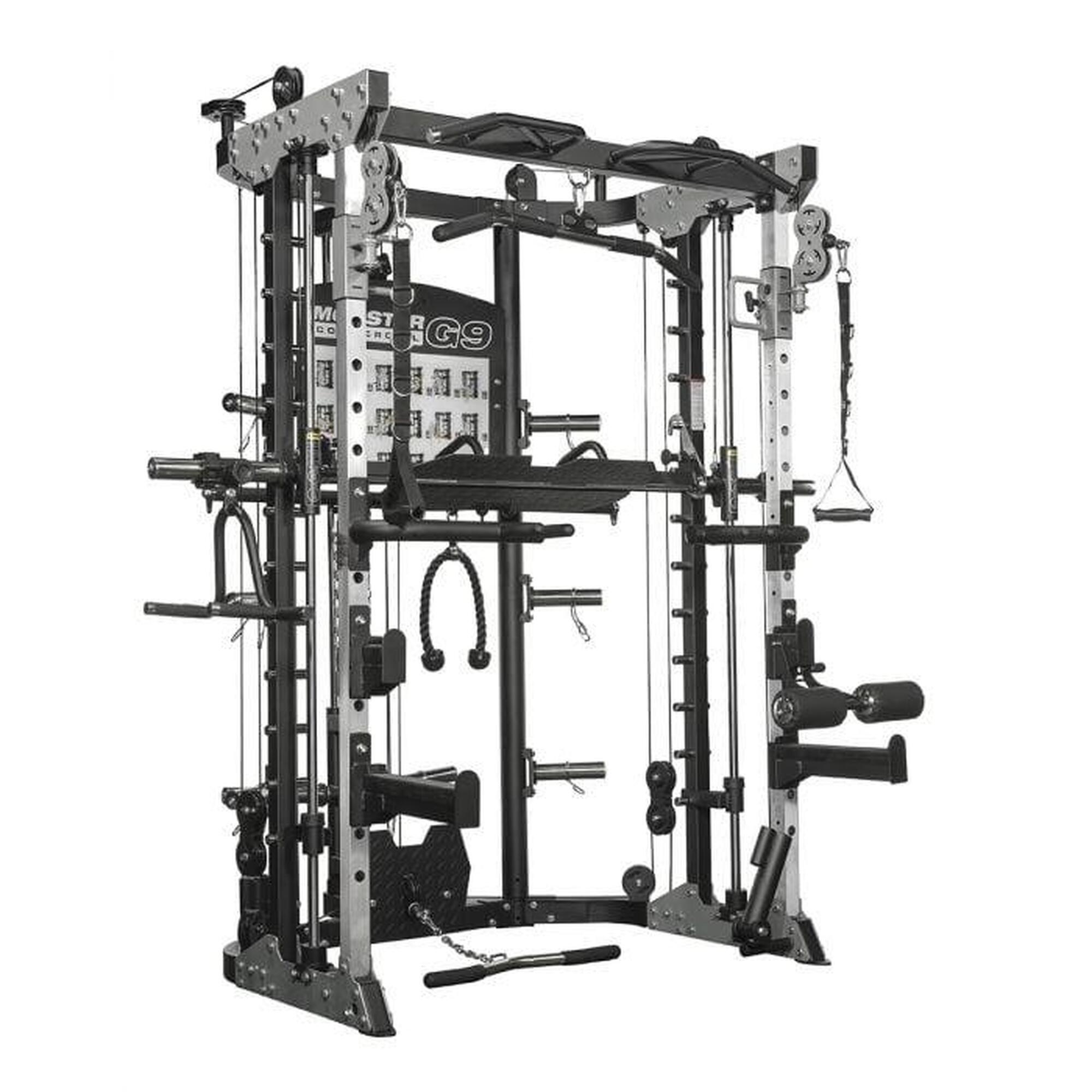 Force Usa - G9 All-in-one Trainer - Functional Trainer, Smith, Rack Et Leg - Appareil Multifonction - Noir - Taille Unique - Decathlon