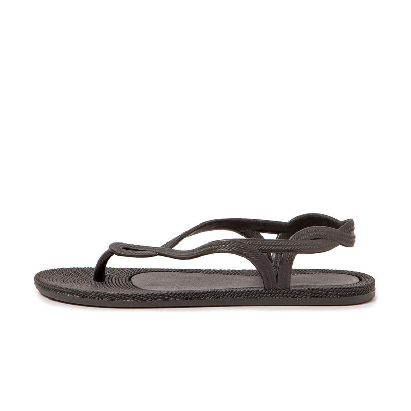 Chanclas Mujer Brasileras Negro suela goma antideslizante