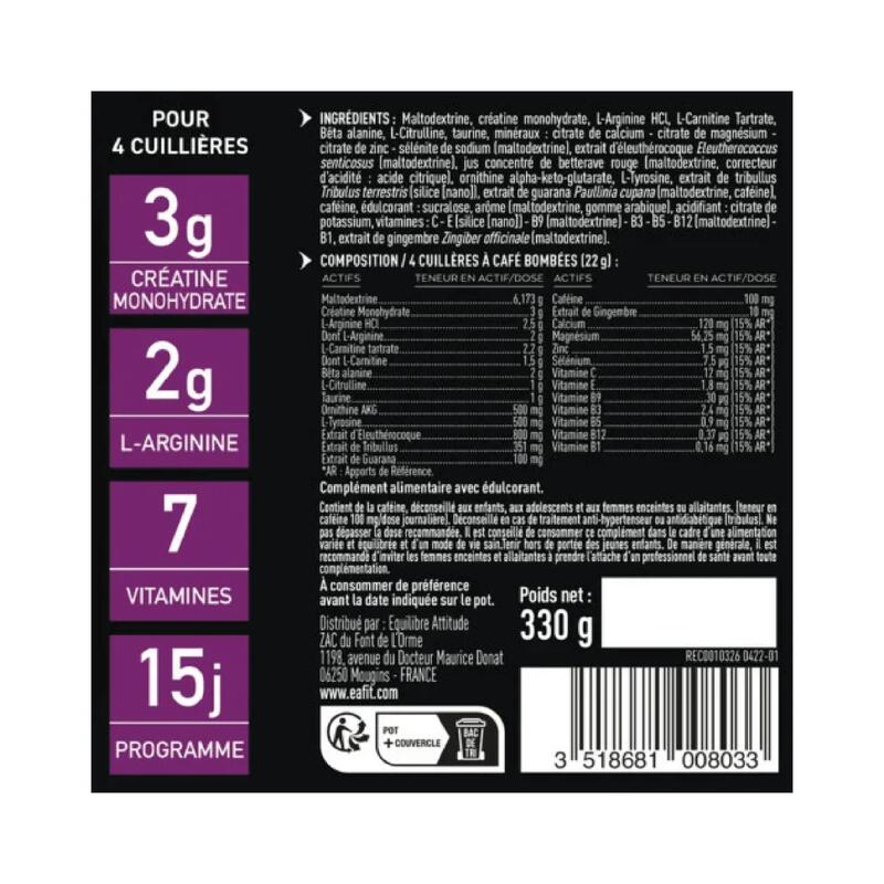 Pure Pre-Workout EAFit Booster Energizant