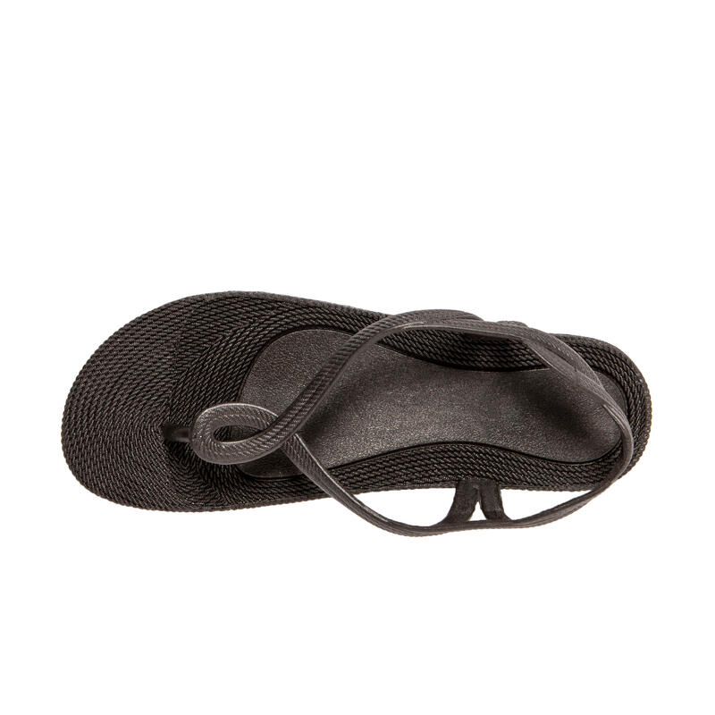 Chanclas Mujer Brasileras Negro suela goma antideslizante