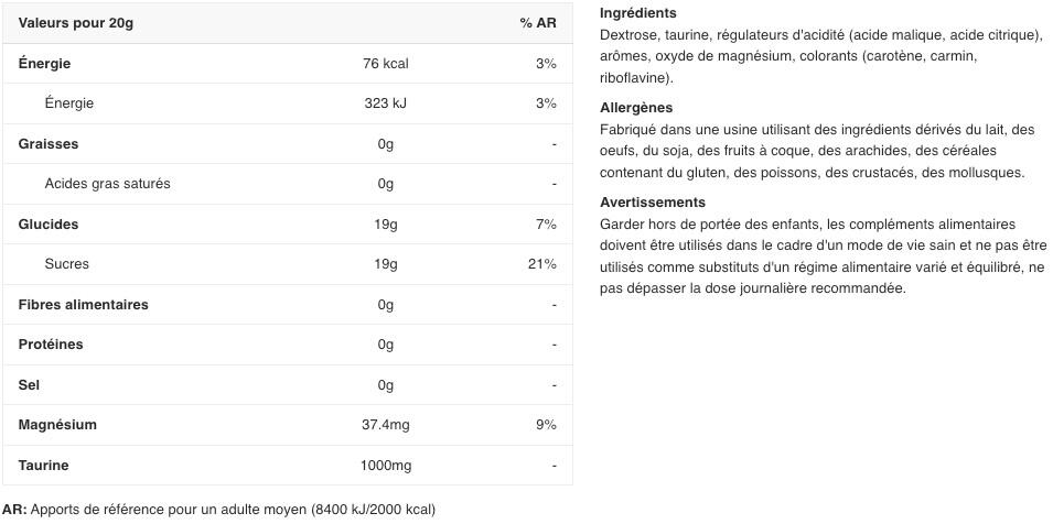 Taurina Dextrosa - 1000g - Olimp Nutrition - Naranja 2/3