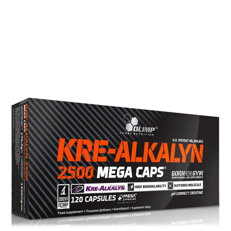 Kreatyna Olimp Kre-Alkalyn® 2500 Mega Caps® - 120 Kapsułek