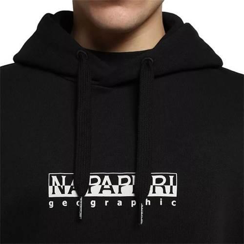Napapijri Herren Hoodie Box schwarz 3/3
