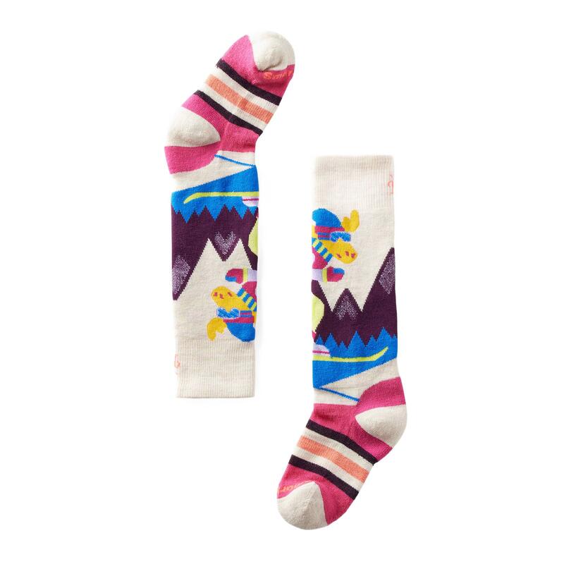 Calcetines infantiles Smartwool Wintersport Full Cushion Mountain Moose Pattern