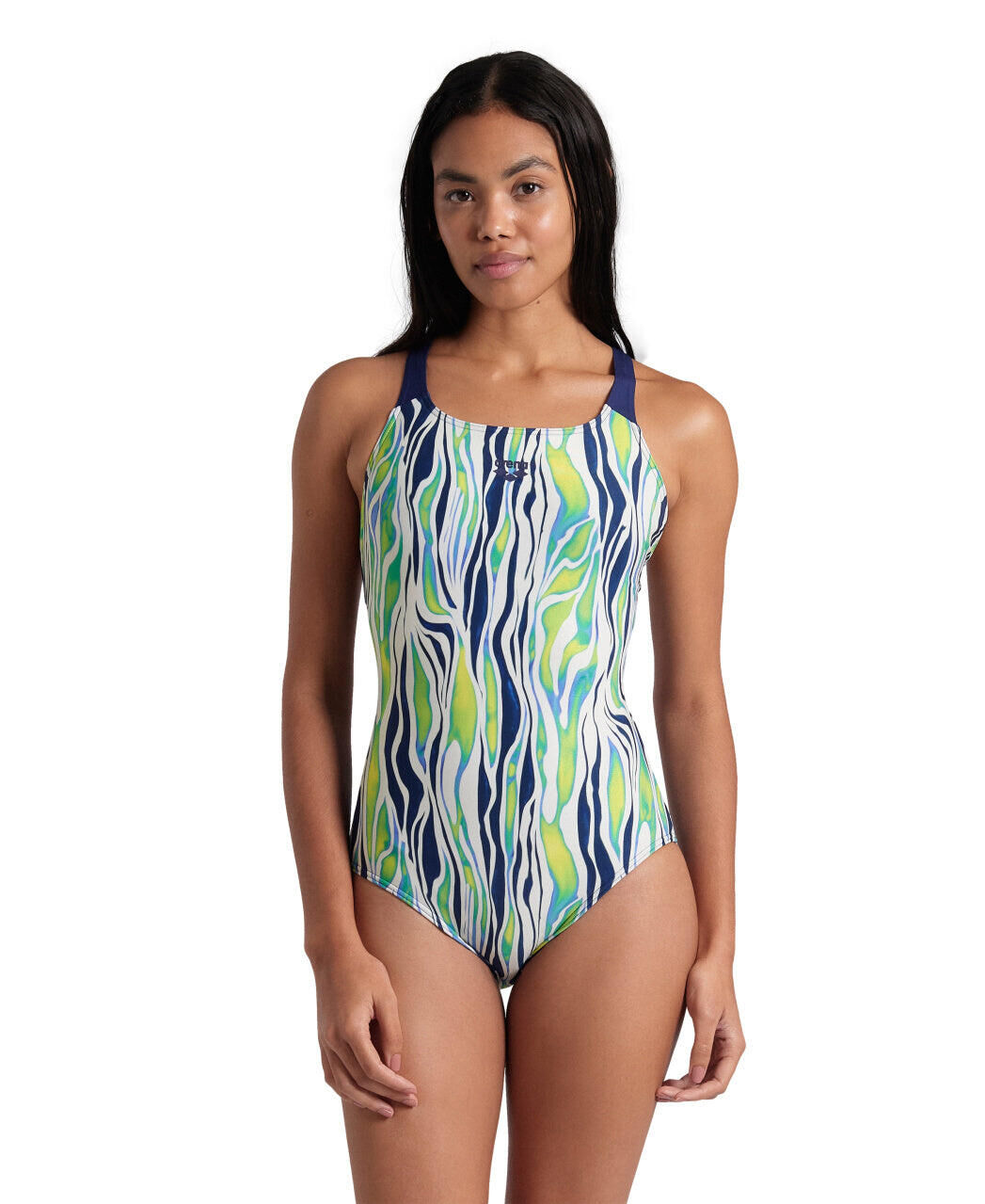 ARENA Arena Zebra Stripes Pro Back Swimsuit - Multi/Navy