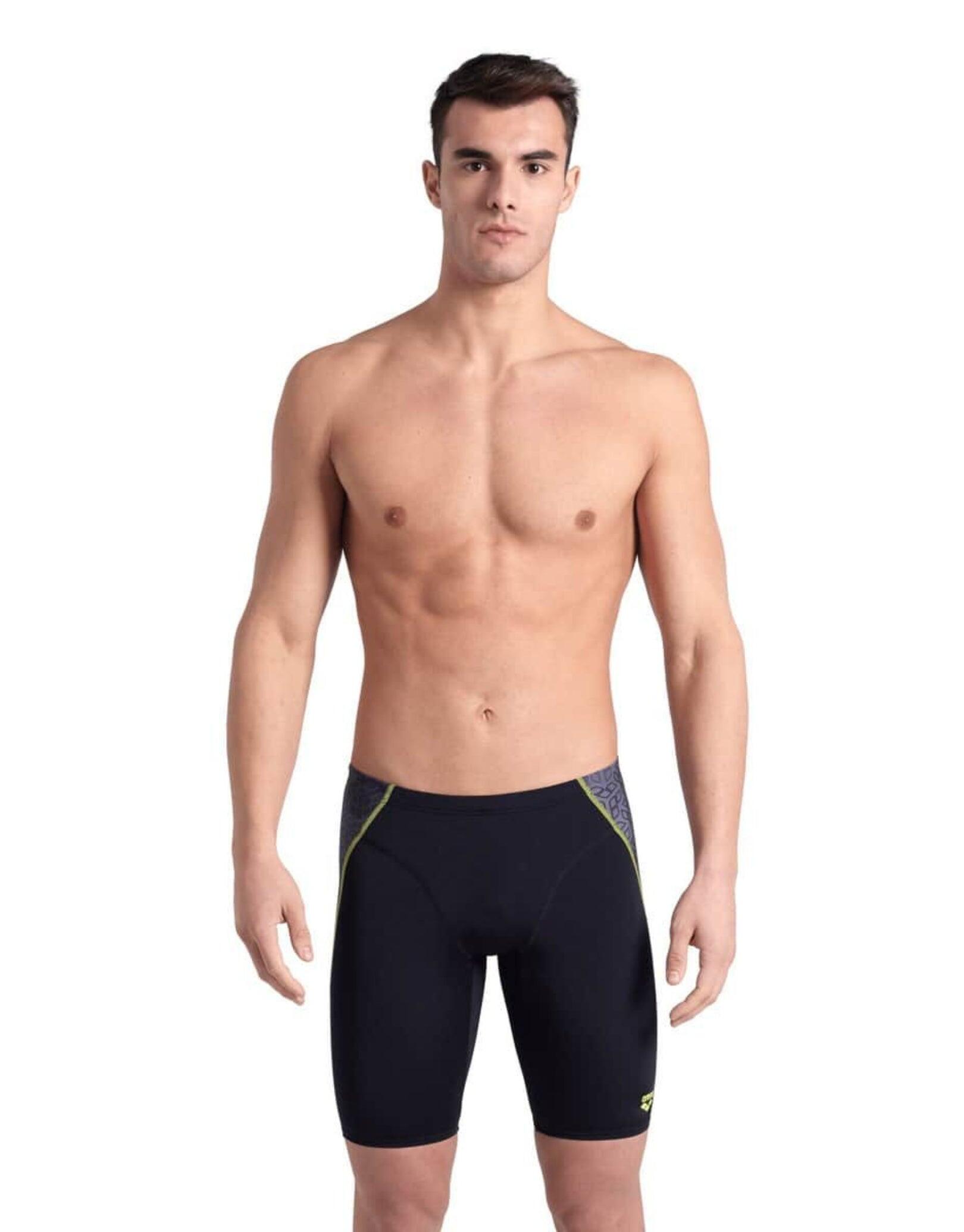 ARENA Arena Camo Kikko Swim Jammer - Black/Multi