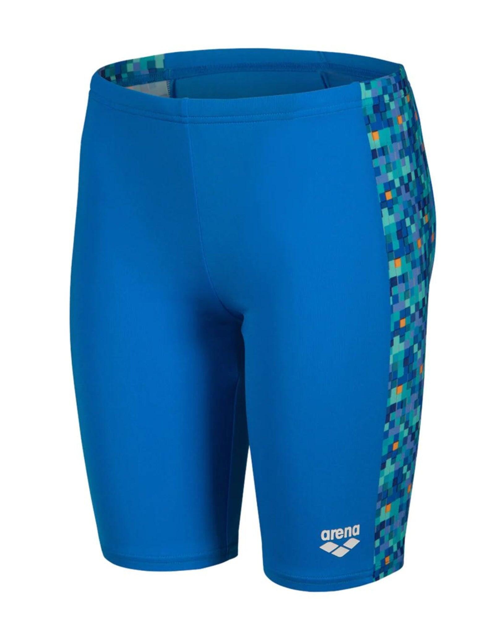 ARENA Arena Boys Pooltiles Swim Jammer - Blue River/Blue Multi