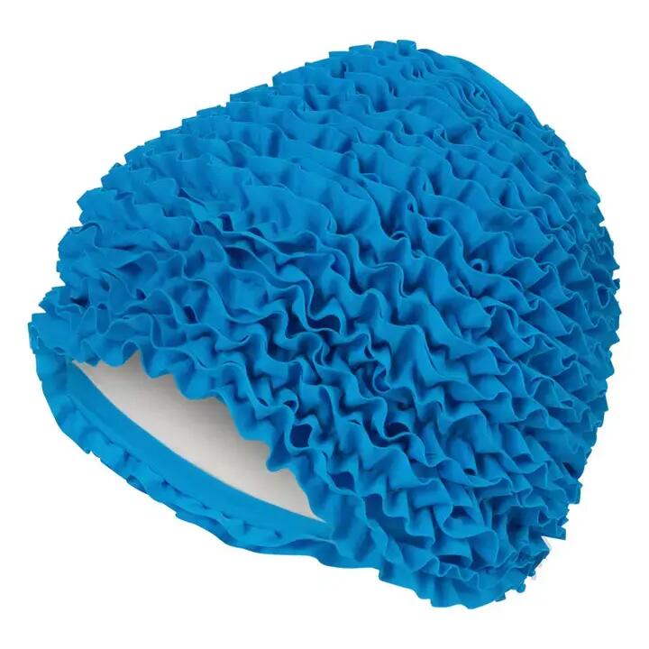 Fashy Frill Fabric Swim Cap
