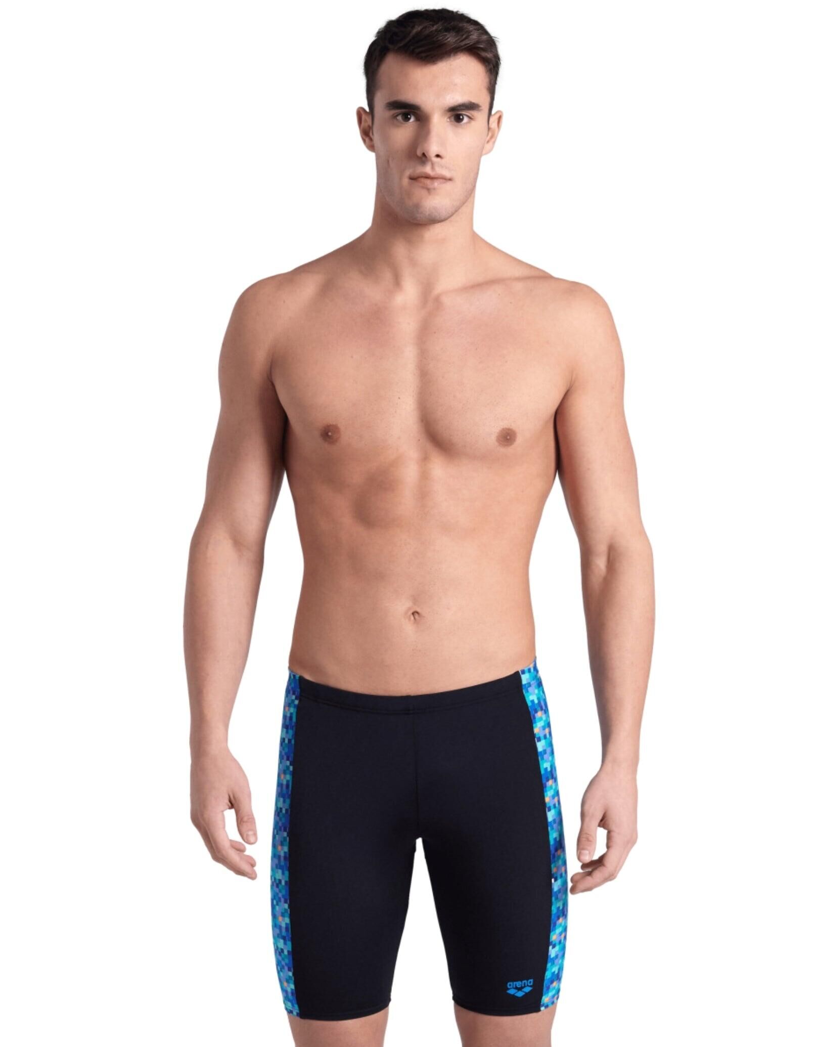 ARENA Arena Pooltiles Swim Jammer - Black/Multi