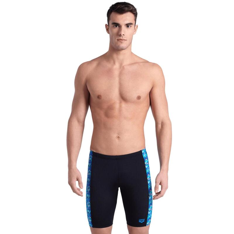 Arena Pooltiles Swim Jammer - Black/Multi ARENA - Decathlon