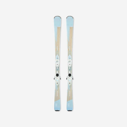 Seconde vie SKI ALPIN FEMME AVEC FIXATIONS - BOOST 500 - BLEU