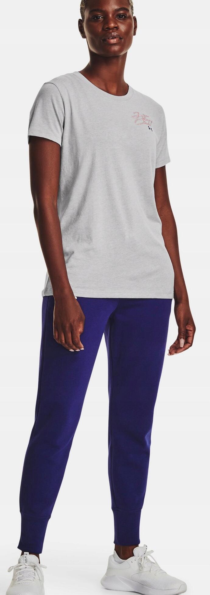 Pantalones de fitness para mujeres bajo armadura rival fllece joggers 6/6