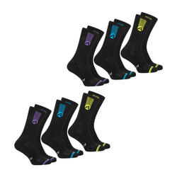 Lot de 6 paires de chaussettes mi-hautes homme Training Dry