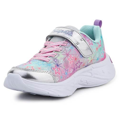 Zapatillas caminar niña Skechers 302324l Star Sparks Plata 3/5