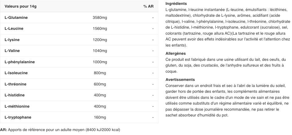 BioTechUSA EAA Zero 350 gr - Aminoácidos Esenciales 2/6