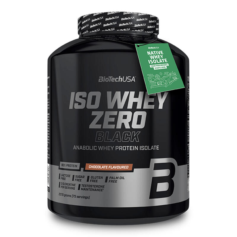 Proteína em pó Iso Whey Zero Black 2270g. Chocolate BioTech USA Exclusivo Online                      3 cores disponíveis
 46,90€  Preço por quantidade 51,66€kg BIOTECHUSA Proteína em pó Iso Whey Zero Black 2270g. Chocolate BioTech USAVendido e expedido por: Trideporte  (2)    