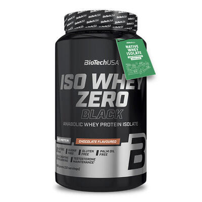Iso whey zero black - 1816g aardbei biotech usa