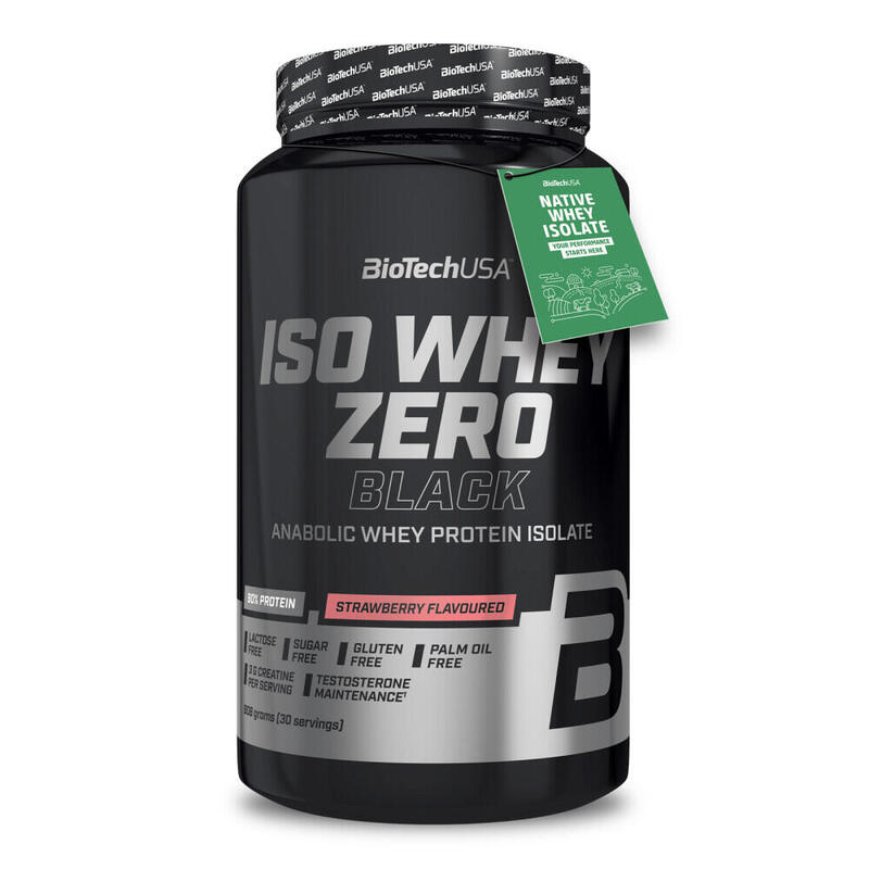 Iso Whey Zero Proteína em pó preta 908g. Morango triathlon BioTech USA Exclusivo online      103,25€  Preço por quantidade 45,49€kg BIOTECHUSA Iso Whey Zero Proteína em pó preta 908g. Morango triathlon BioTech USAVendido e expedido por: Trideporte  