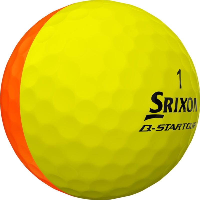 Caixa de 12 bolas de golfe Srixon Q-Star Tour DIVIDE New