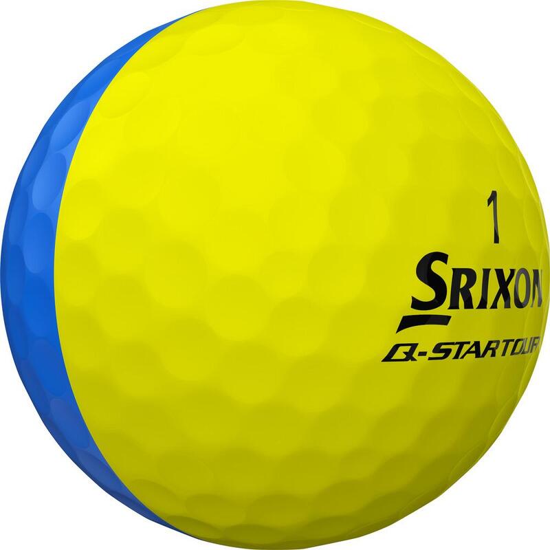 Confezione di 12 palline da golf Srixon Q-Star Tour DIVIDE New