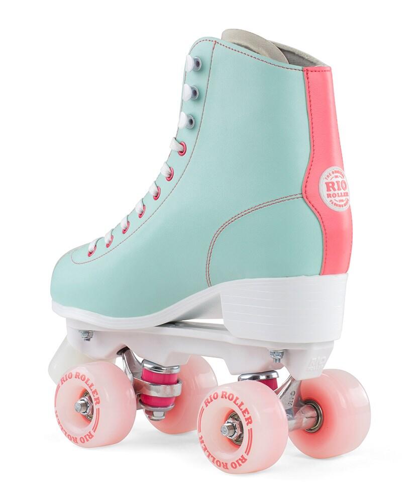 Rolschaatsen Quad Script Hemelsblauw 3/7