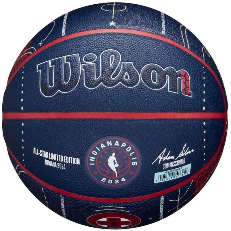 Réplica da bola de basquetebol Wilson All Star Game Collector 2024