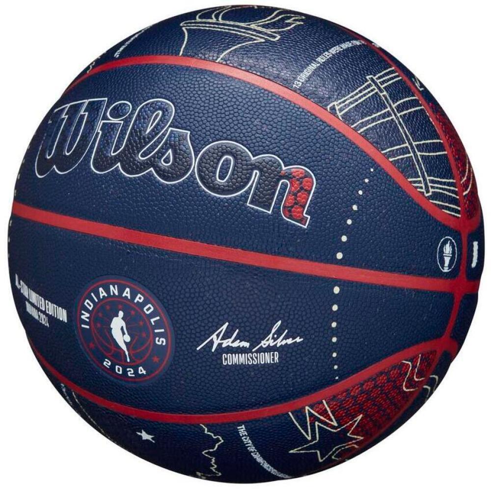 Piłka do koszykówki Wilson NBA All-Star Game 2024 Collector - WZ2015601XB 7 3/4