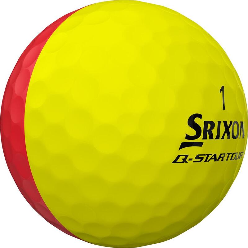 Caixa de 12 bolas de golfe Srixon Q-Star Tour DIVIDE New