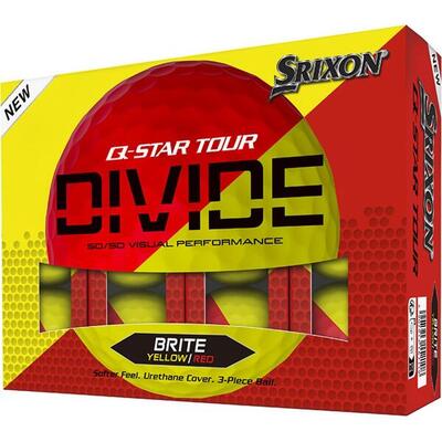 Doos van 12 srixon q-star tour divide new golfballen