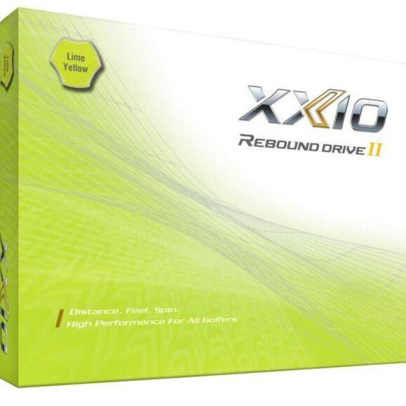 Caixa de 12 bolas de golfe Rebound Drive Xxio II Yellow