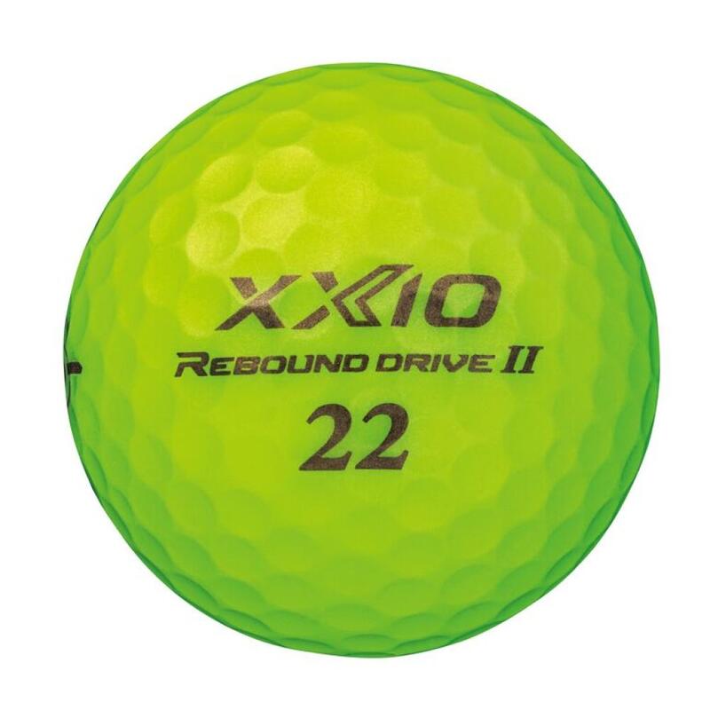 Caixa de 12 bolas de golfe Rebound Drive Xxio II Yellow