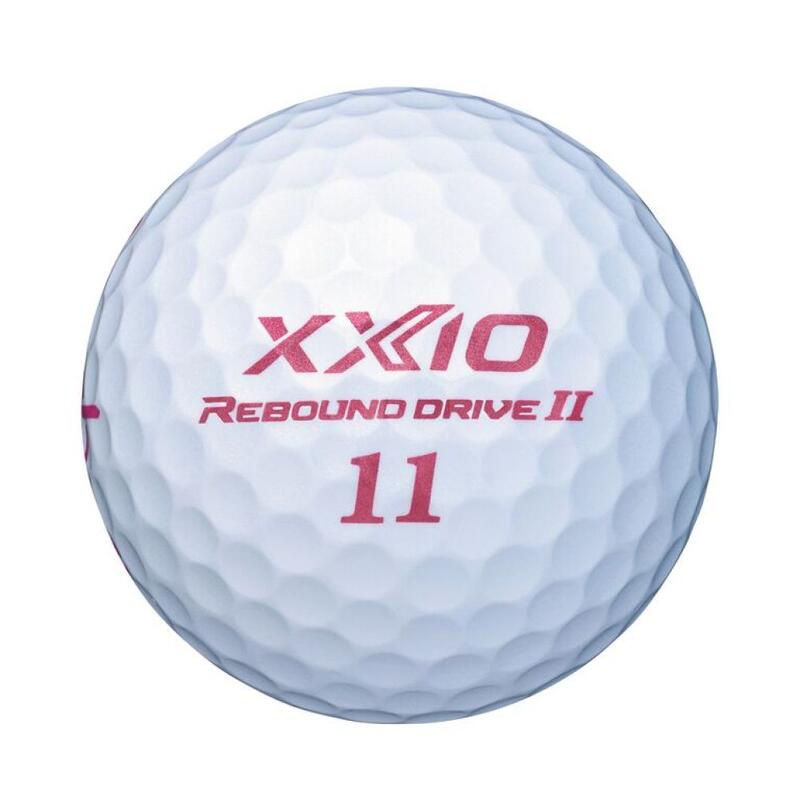 Caixa de 12 bolas de golfe Rebound Drive Xxio II Pink