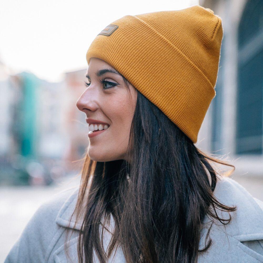 Beanie Senf S/M Velites 6/7