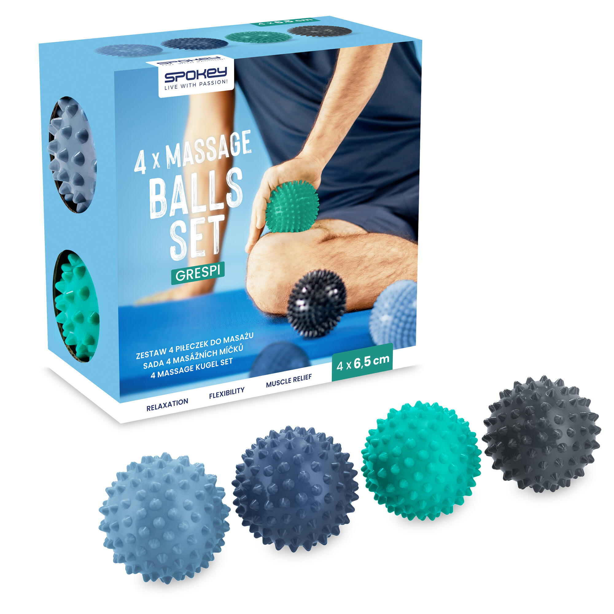 ENSEMBLE DE BALLES DE MASSAGE SPOKEY 7/10