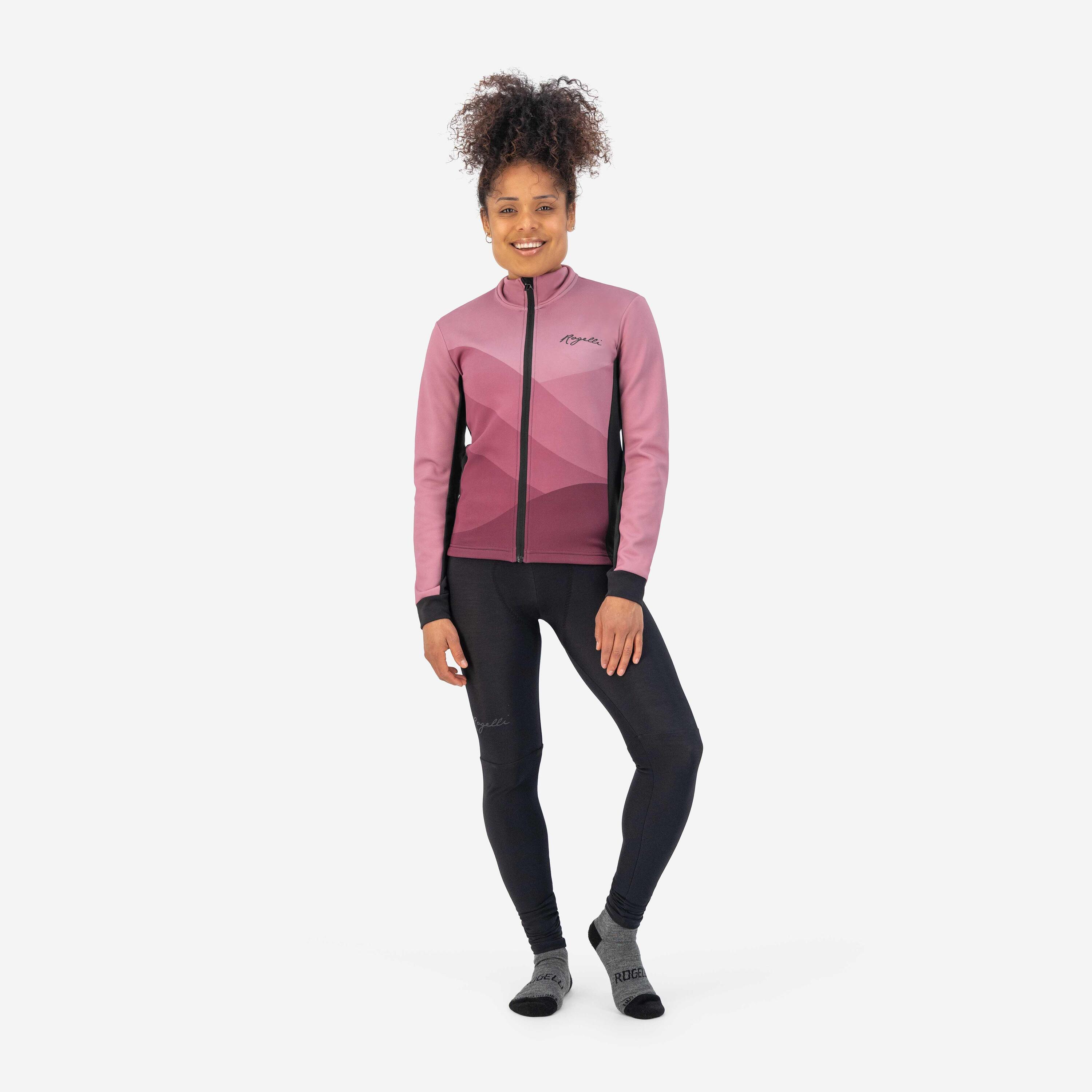 Fahrrad Winterjacke Rennrad Damen Farah 5/7