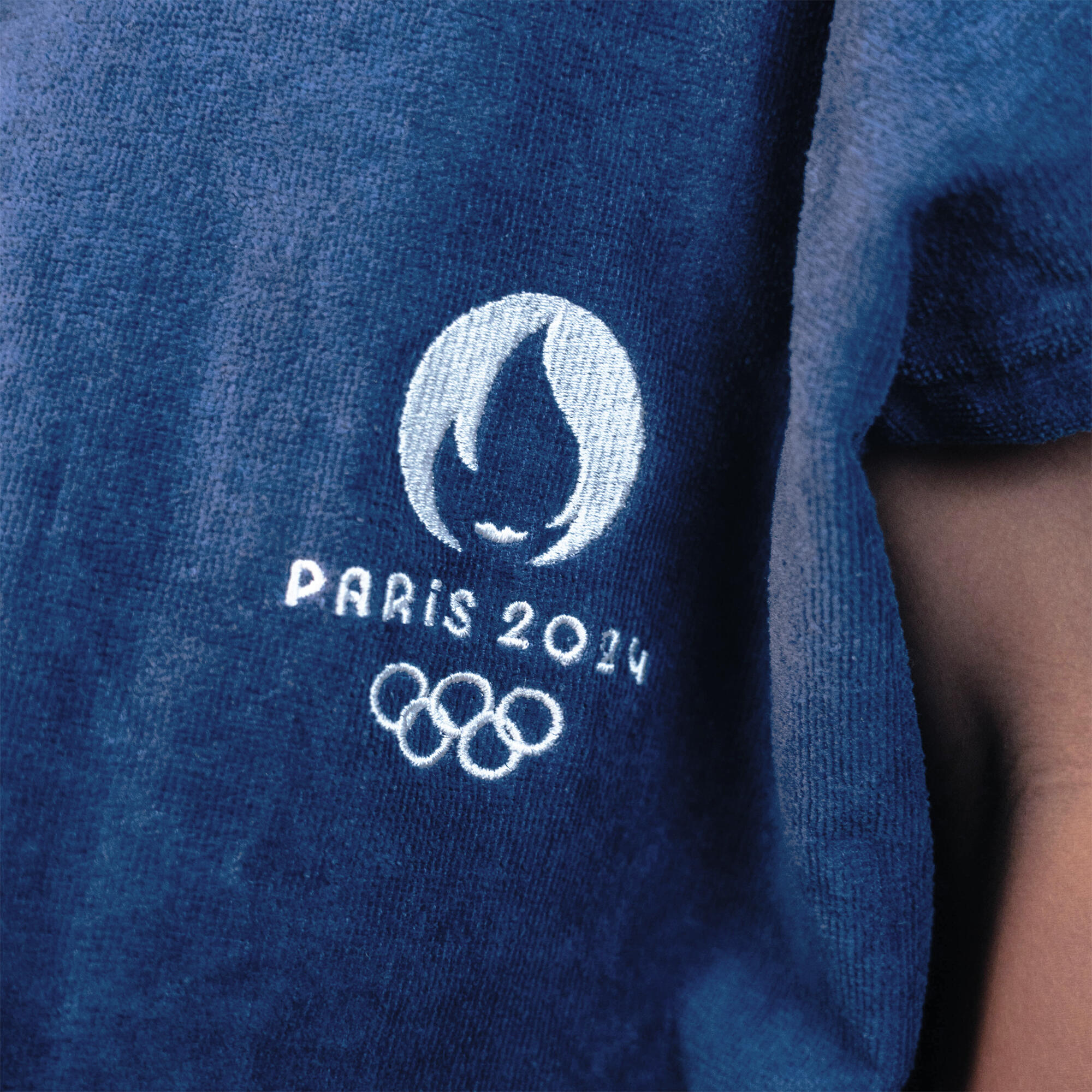 Poncho de bain enfant 100% coton Jeux Olympiques - Oly Logo 3/5