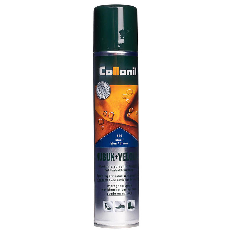 Spray pentru piele intoarsa Collonil Nubuk + Velours, 200 ml, bleumarin