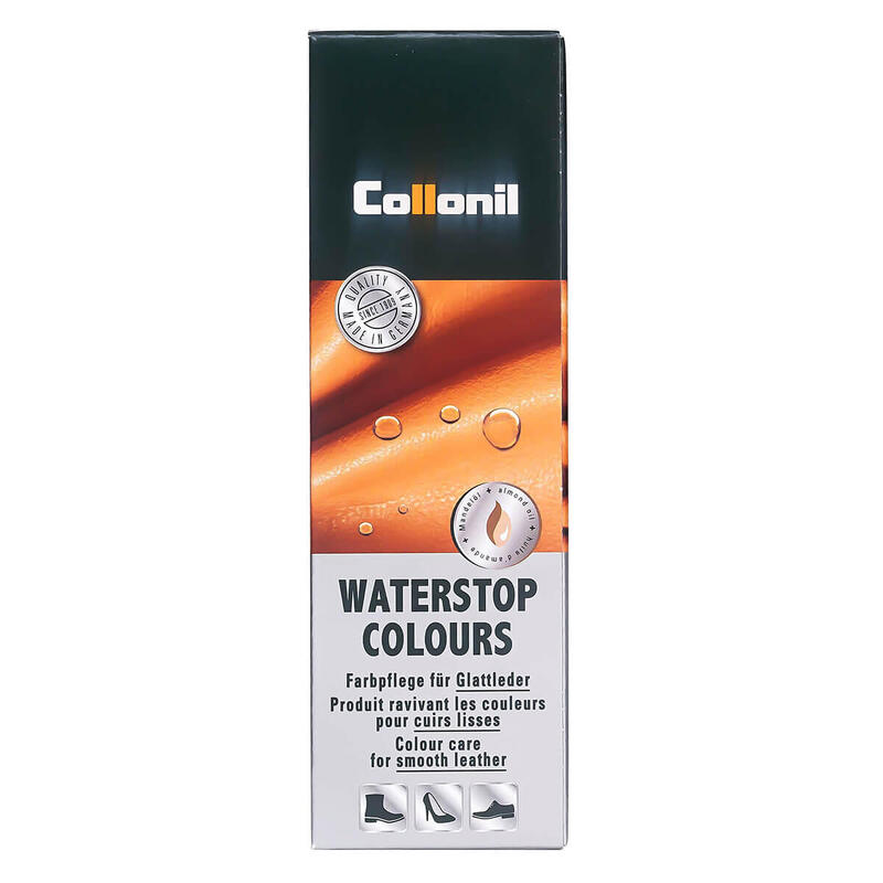 Crema de pantofi cu ulei de migdale Collonil Waterstop Colours, 75 ml, naturell