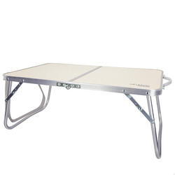 AKTIVE - Table Pliante en Aluminium avec Poignée. Table de Camping, Blanc