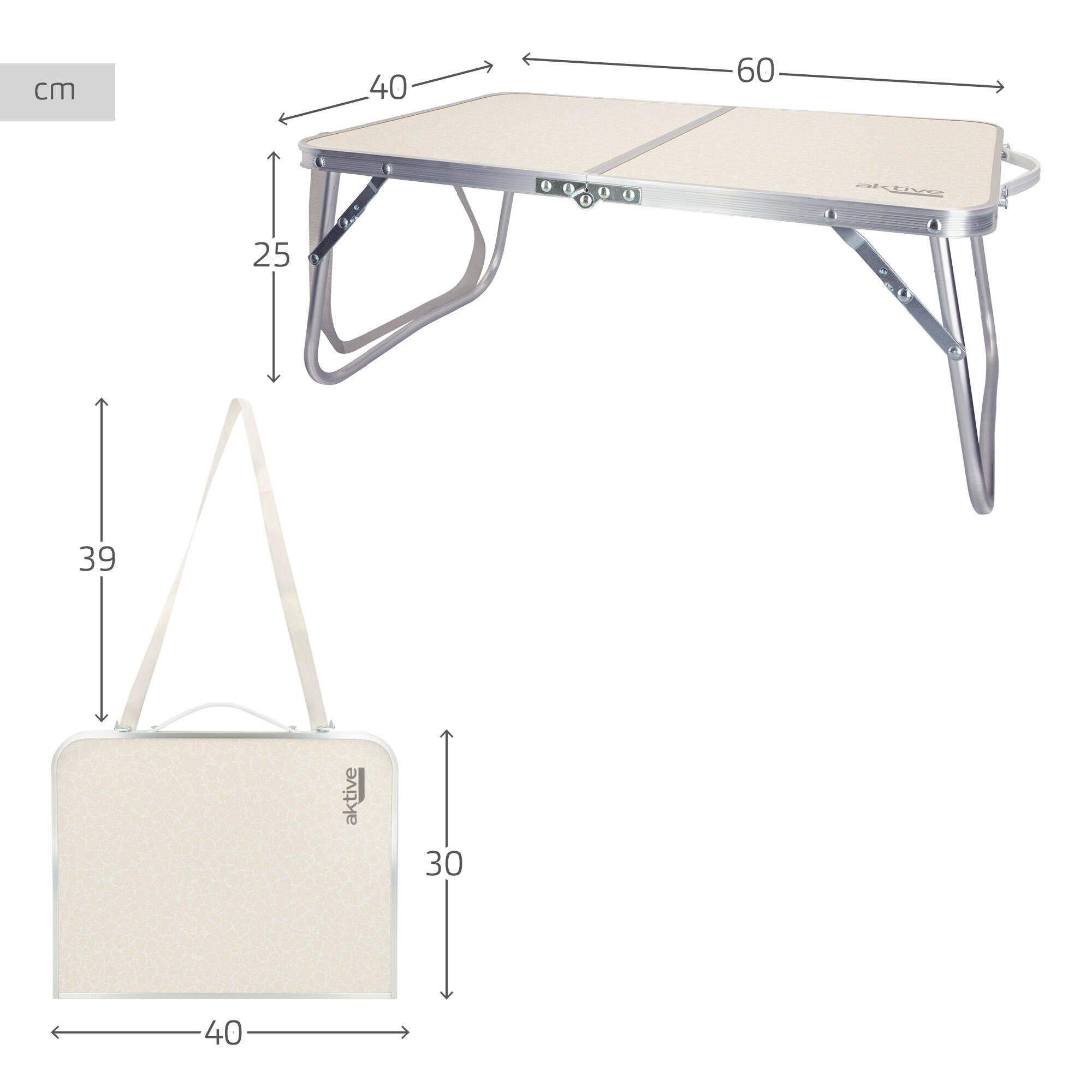 Table pliante de camping Aktive 4/7